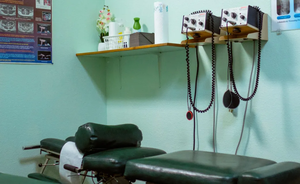 自費診療の施術台