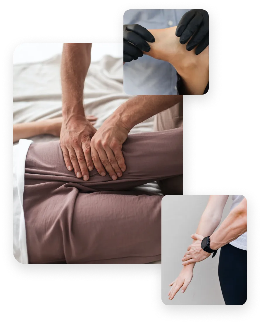 マッサージ3種類の写真